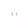 Clearance Pendientes oro blanco con circonitas 18k Pendientes De Oro