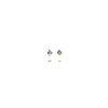 Cheap Pendientes oro blanco flor y perla blanca oro 18k Pendientes De Oro