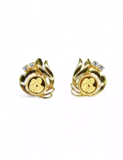 Cheap Pendientes pareja circonitas oro 18k Pendientes De Oro