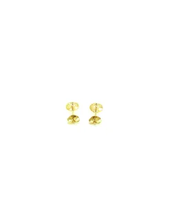 Fashion Pendientes pequeños árbol de la vida oro 18K Pendientes De Oro