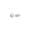 Online Pendientes perla cultivada color ámbar 8mm con base plata Pendientes De Plata