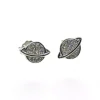 Outlet Pendientes planeta circonitas plata 925 Pendientes De Plata