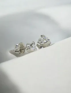 Cheap Pendientes PLATINO 3 garras diamante 0.20ct Platino|Pendientes Con Brillantes