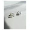 Fashion Pendientes PLATINO 5 garras brillante 0.38ct Platino|Pendientes Con Brillantes