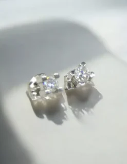 Hot Pendientes PLATINO 4 garras diamantes 0.80ct Platino|Pendientes Con Brillantes