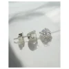 Best Sale Pendientes PLATINO 4 garras V brillantes 0.20ct Platino|Pendientes Con Brillantes