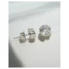 New Pendientes PLATINO chatón diamantes 0.60ct Platino|Pendientes Con Brillantes