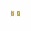 Discount Pendientes trenzados y calados con circonitas oro 18k Pendientes De Oro