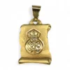 Clearance Placa escudo Real Madrid oro 18k Colgante De Fútbol