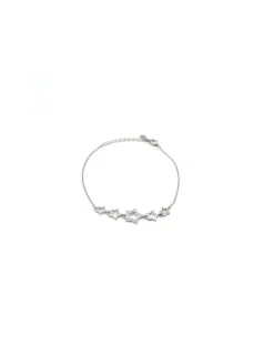 Store Pulsera 5 siluetas estrella Pulseras De Oro