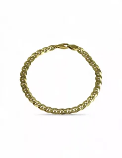 Store Pulsera ancla forzada oro 18k - 18cm Pulseras De Plata|Pulseras De Oro