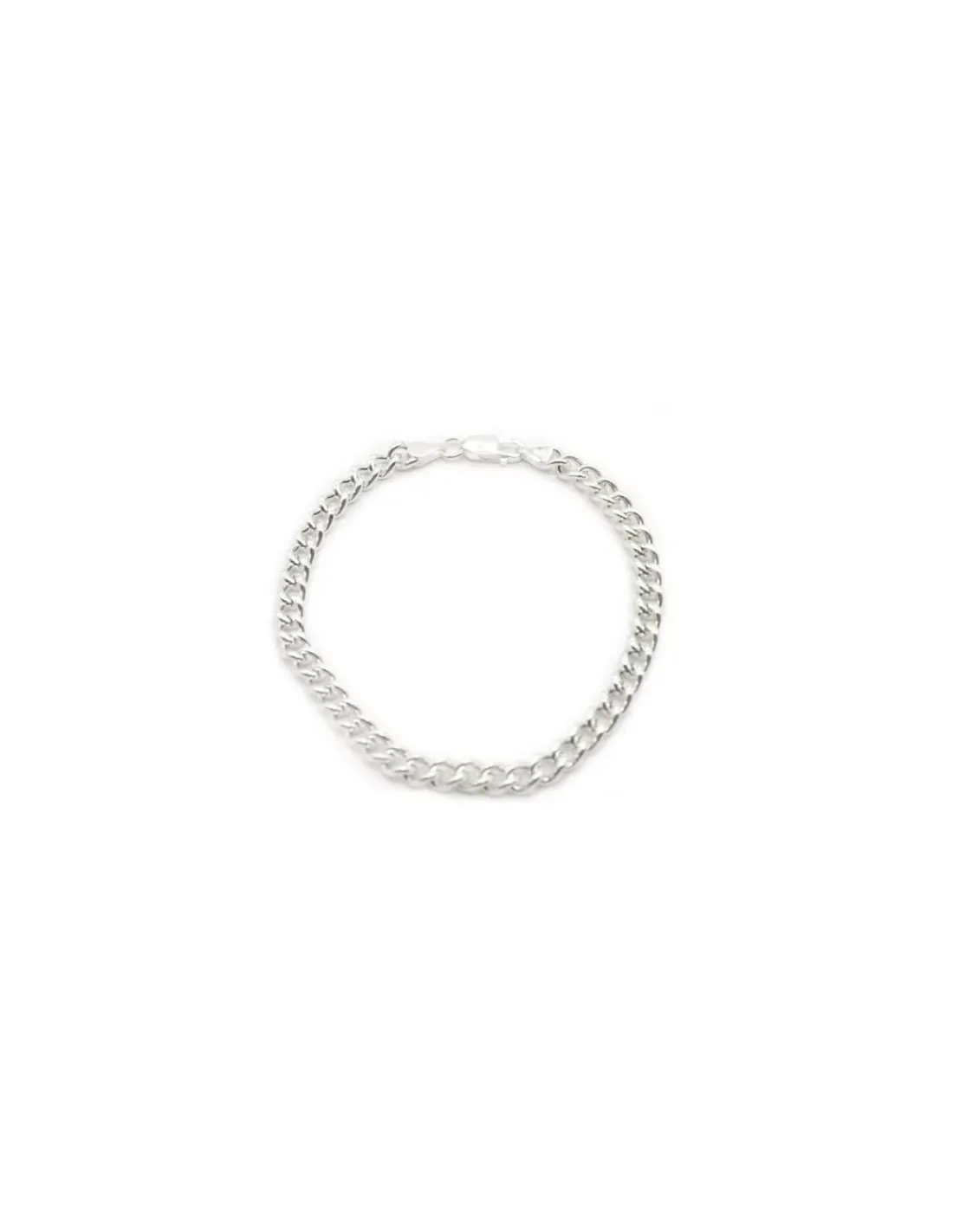 Outlet Pulsera barbada de Plata 925 - 23cm Esclavas|Pulseras De Oro Grabado