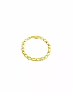 Cheap Pulsera Bilbao óvalos oro 18k - 22cm Pulseras De Plata|Pulseras De Oro