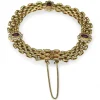 Cheap Pulsera bismark de 5 filas con piedras rosa y circonitas oro 18k - 20cm Pulseras De Plata|Pulseras De Oro