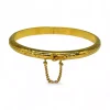Cheap Pulsera caña labrada c. seguridad oro 18k - 20cm Cañas|Pulseras De Plata