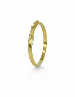 Fashion Pulsera caña labrada cadena seg. oro 18k - 6.1cm Cañas|Pulseras De Plata