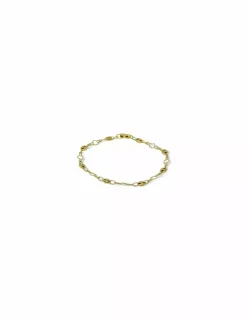 Flash Sale Pulsera calabrote corazón oro 18k - 20cm Anillos Con Brillantes|Pulseras De Plata