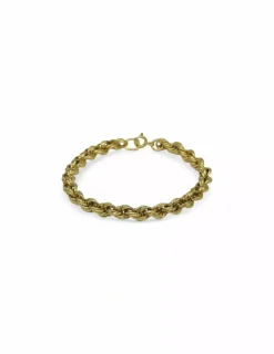 Cheap Pulsera cordón salomónico oro 18k - 20x0.5cm Pulseras De Plata|Pulseras De Oro