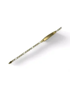 Flash Sale Pulsera esclava bebe eslabón 3x1 oro 18k - 15cm Esclavas|Pulseras De Plata