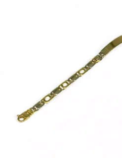 Shop Pulsera esclava con eslabón italiano oro 18k - 20cm Esclavas|Pulseras De Plata