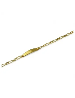 Clearance Pulsera esclava eslabón 1x1 oro 18k - 19cm Esclavas|Pulseras De Plata