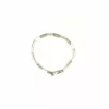 Hot Pulsera eslabones rectangulares circonitas oro blanco 18k - 18cm Pulseras De Plata|Pulseras De Oro