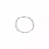 Clearance Pulsera eslabones redondos y circonita oro blanco 18k - 19,5cm Pulseras De Plata|Pulseras De Oro