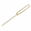 Cheap Pulsera manita cadena cordón y bilbao oro  18K - 18.5 cm Manitas