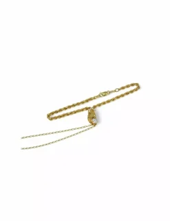 Fashion Pulsera manita con motivo mano con circonitas oro 18k - 19cm Manitas|Pulseras De Plata