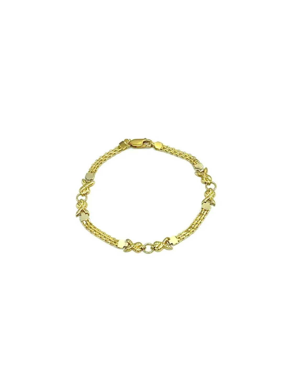 Cheap Pulsera maya y eslabón dibujo oro 18k - 19cm Pulseras De Plata|Pulseras De Oro