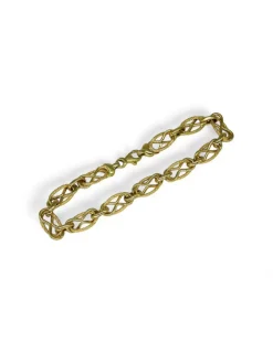 Best Pulsera nudos brillo oro 18k - 20cm Pulseras De Plata|Pulseras De Oro