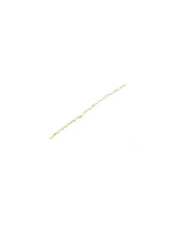 Sale Pulsera perlas y circonitas oro 18k - 20cm Pulseras De Plata|Pulseras De Oro