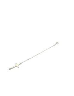 Outlet Pulsera plata cruz horizontal Pulseras De Oro Grabado|Pulseras De Oro