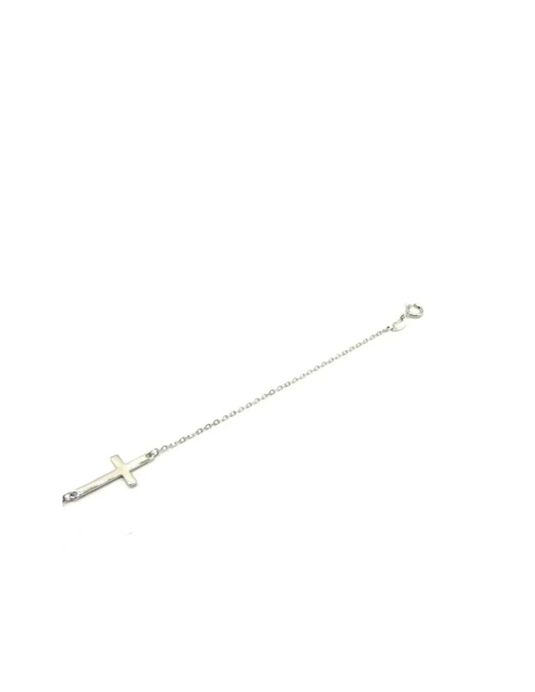 Outlet Pulsera plata cruz horizontal Pulseras De Oro Grabado|Pulseras De Oro