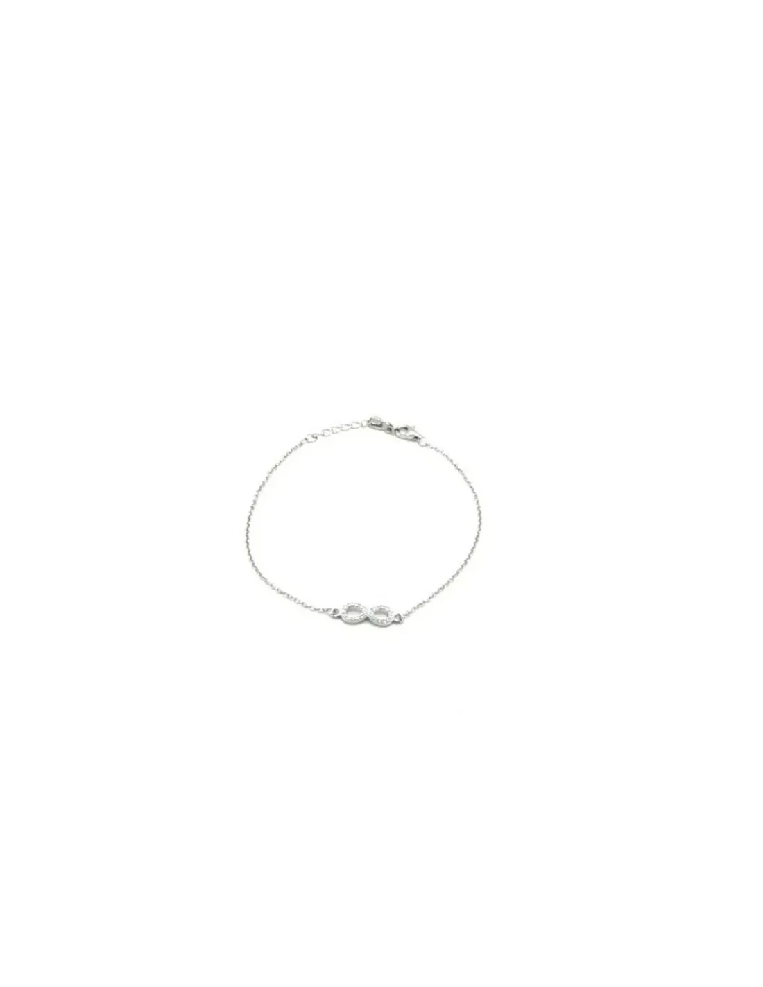 Discount Pulsera plata infinito circonitas Pulseras De Oro