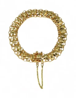 Best Sale Pulsera princesa c. seguridad oro 18k - 20cm Pulseras De Oro|Pulseras De Cuero