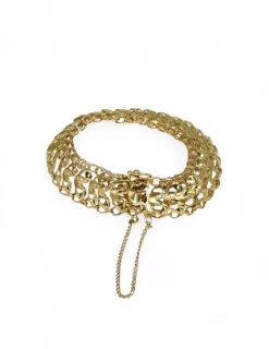 Fashion Pulsera princesa corazones oro 18k - 18cm Pulseras De Plata|Pulseras De Oro