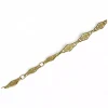 Online Pulsera rombo flores oro 18k - 20cm Pulseras De Plata|Pulseras De Oro