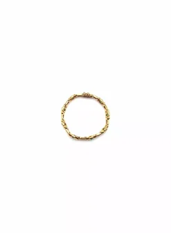 Best Pulsera semi-articulada piedras tono verde oro 18k - 16cm Pulseras De Plata|Pulseras De Oro