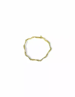 Cheap Pulsera semirrígida nubes oro 18k - 19,50cm Pulseras De Plata|Pulseras De Oro