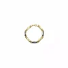 Best Sale Pulsera semirrígida piedras azules oro 18k - 18cm Pulseras De Oro|Pulseras De Plata
