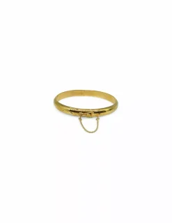 Flash Sale Pulsera tipo caña labrada oro 18k - 6.3cm Pulseras De Plata|Pulseras De Oro