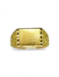 Best Sale Sello labrado laterales oro 18k - T.14 Sellos|Anillos De Oro