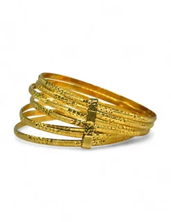 New Semanario labrado con pasador oro 18k - 6.5cm Semanarios|Pulseras De Plata