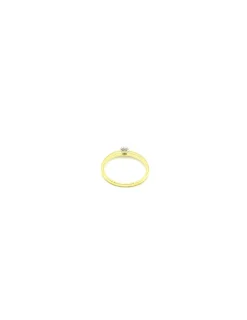 Fashion Solitario chatón oro bicolor 18k Anillos De Oro|Anillos