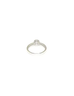 Cheap Sortija solitario chatón plata - T.14 Anillos De Plata|Anillos