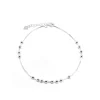 Outlet Tobillera con bolitas plata de Ley - 24cm Más Joyas